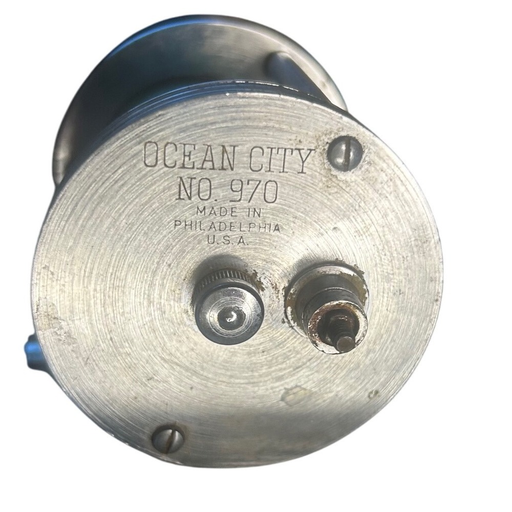 Vintage Ocean City No. 970 Fishing Reel Philadelphia USA Conventional